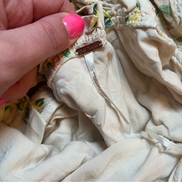 Free People Like A Lady Print Minidress size large - Picture 7 of 7